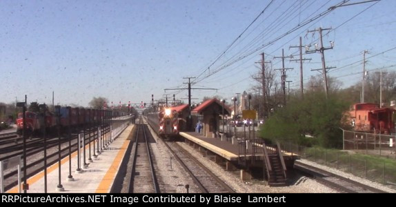 CN Z148 and Metra commuter